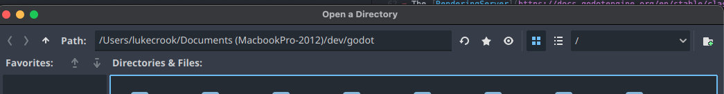 Godot Editor - Create a new folder